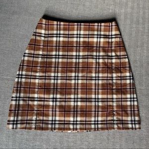 💛(2 for $20!) Plaid Skirt!